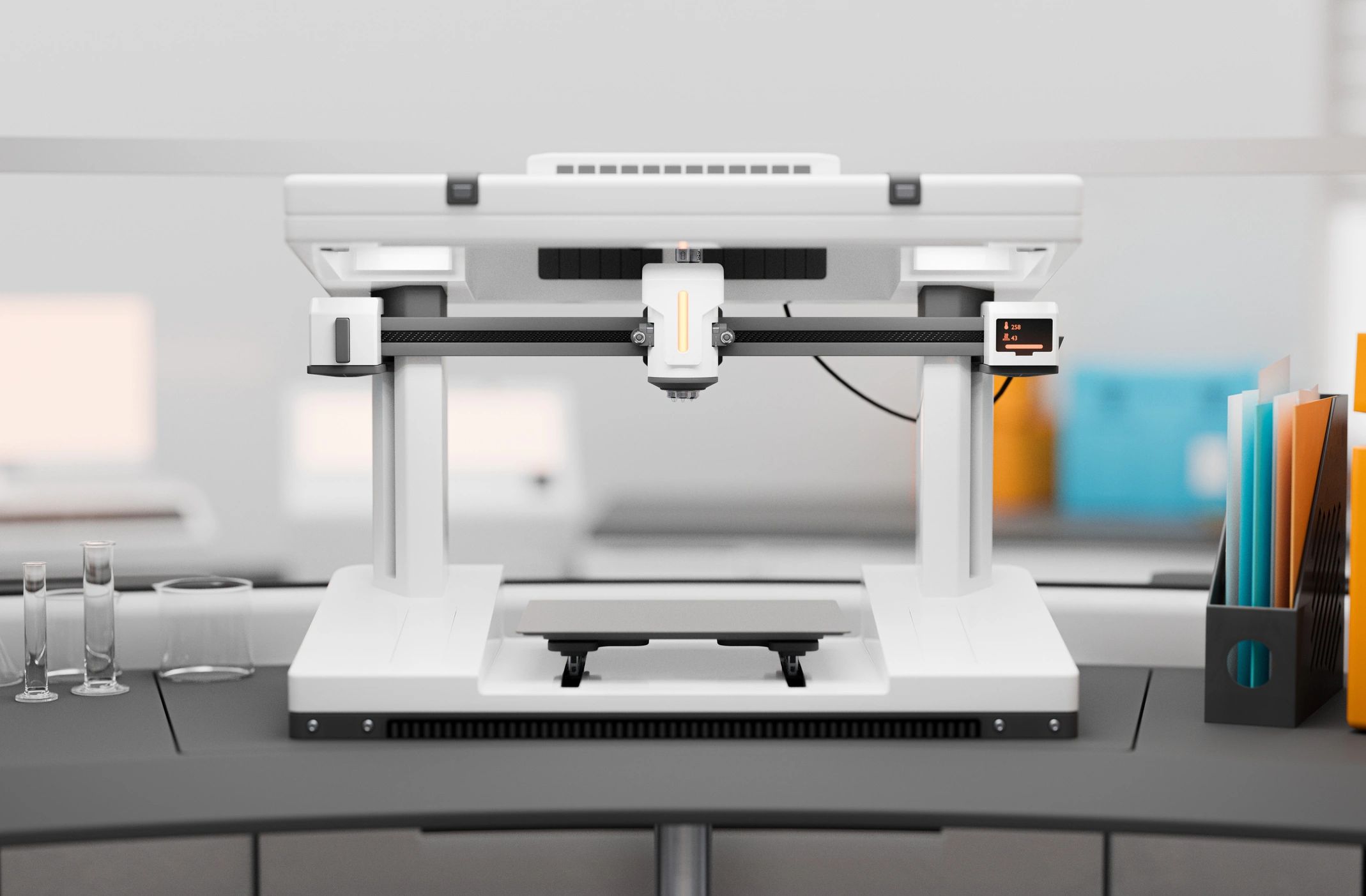 Printer and equipment representing copy and print services